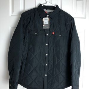 NWT American Outdoorsman Quilted Microfiber Shirt Jacket - Insulated, men Size M